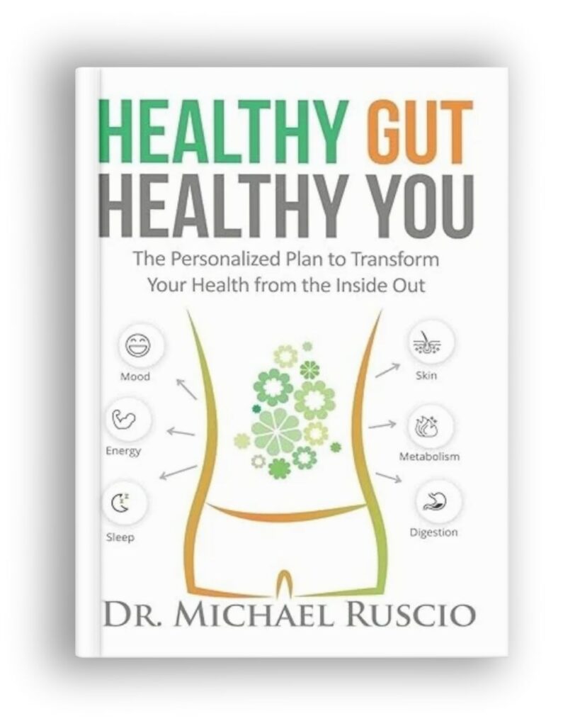 Healthy Gut Healthy You book by Dr. Michael Ruscio